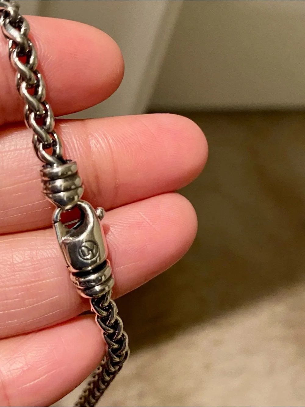 David Yurman Wheat Chain in Sterling Silver, 4MM Wide and 18 Inches in Length